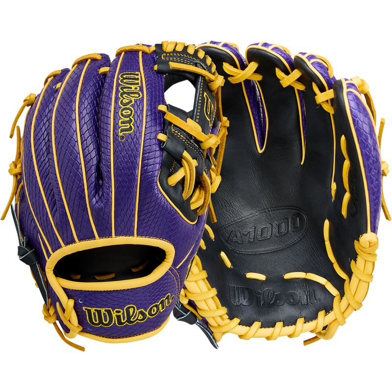 A1000 SMU Infield Mamba - 11.5" H Web, Wilson A1000 SMU Infield Mamba - 11.5" H Web Front and Back
