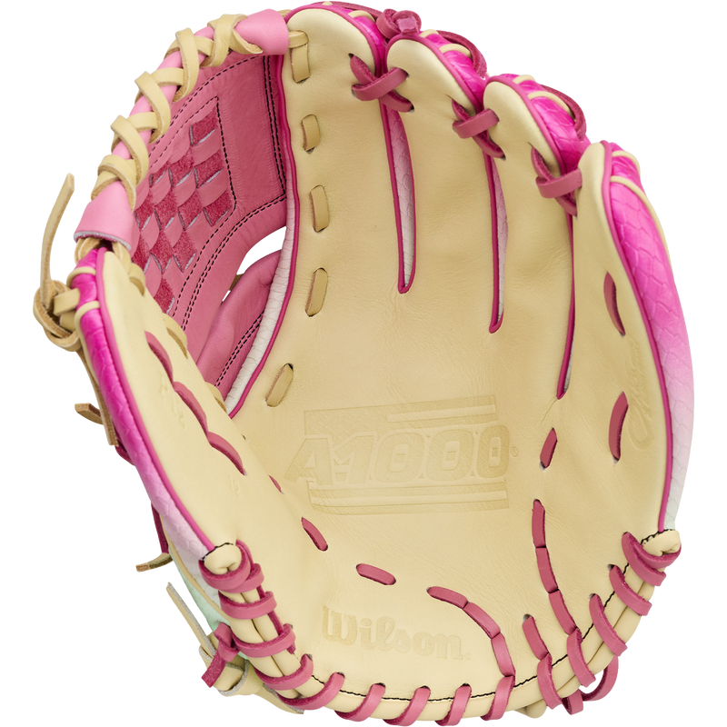 A1000 SMU Fastpitch - 12" Basket Web, Wilson A1000 SMU Fastpitch - 12" Basket Web  Palm