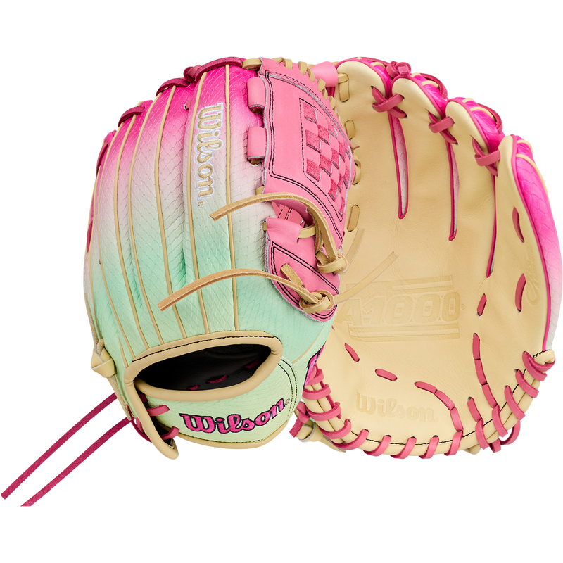A1000 SMU Fastpitch - 12" Basket Web, Wilson A1000 SMU Fastpitch - 12" Basket Web Front and Back