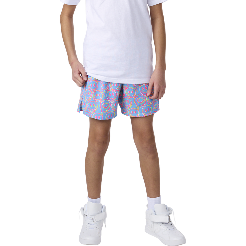 Youth Woven Shorts, Evoshield Youth Evo Woven Shorts front on model