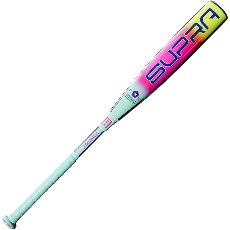 Supra -10 USSSA, Louiseville Slugger Supra -10 USSSA with logo detail