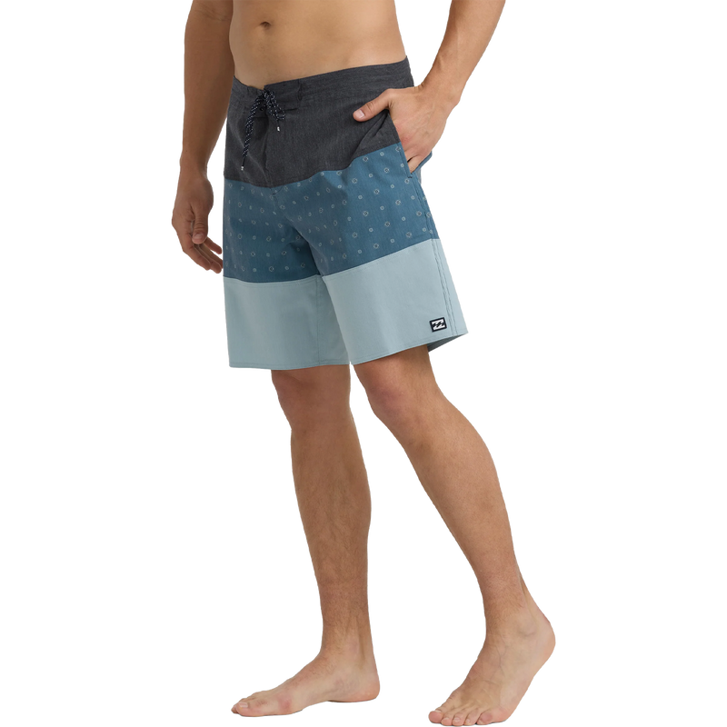 Men's Tribong Lo Tide Boardshorts, Billabong Men's Tribong Lo Tide Boardshorts 3/4 Front