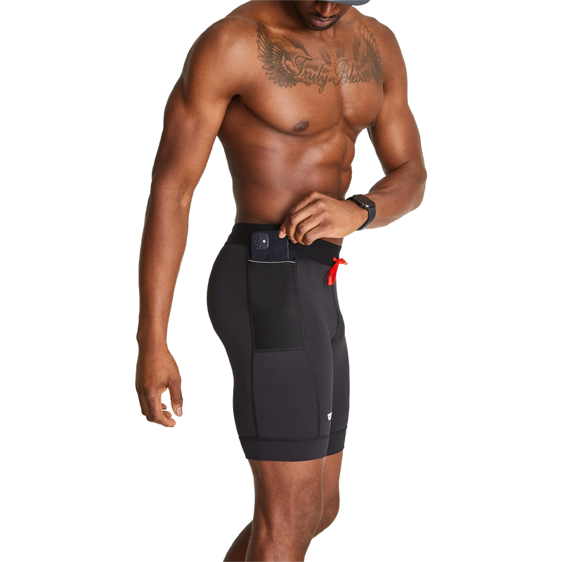 Men's Sprint Half Tight 6", Wolaco Sprint Half Tight 6" in Black with pocket detail