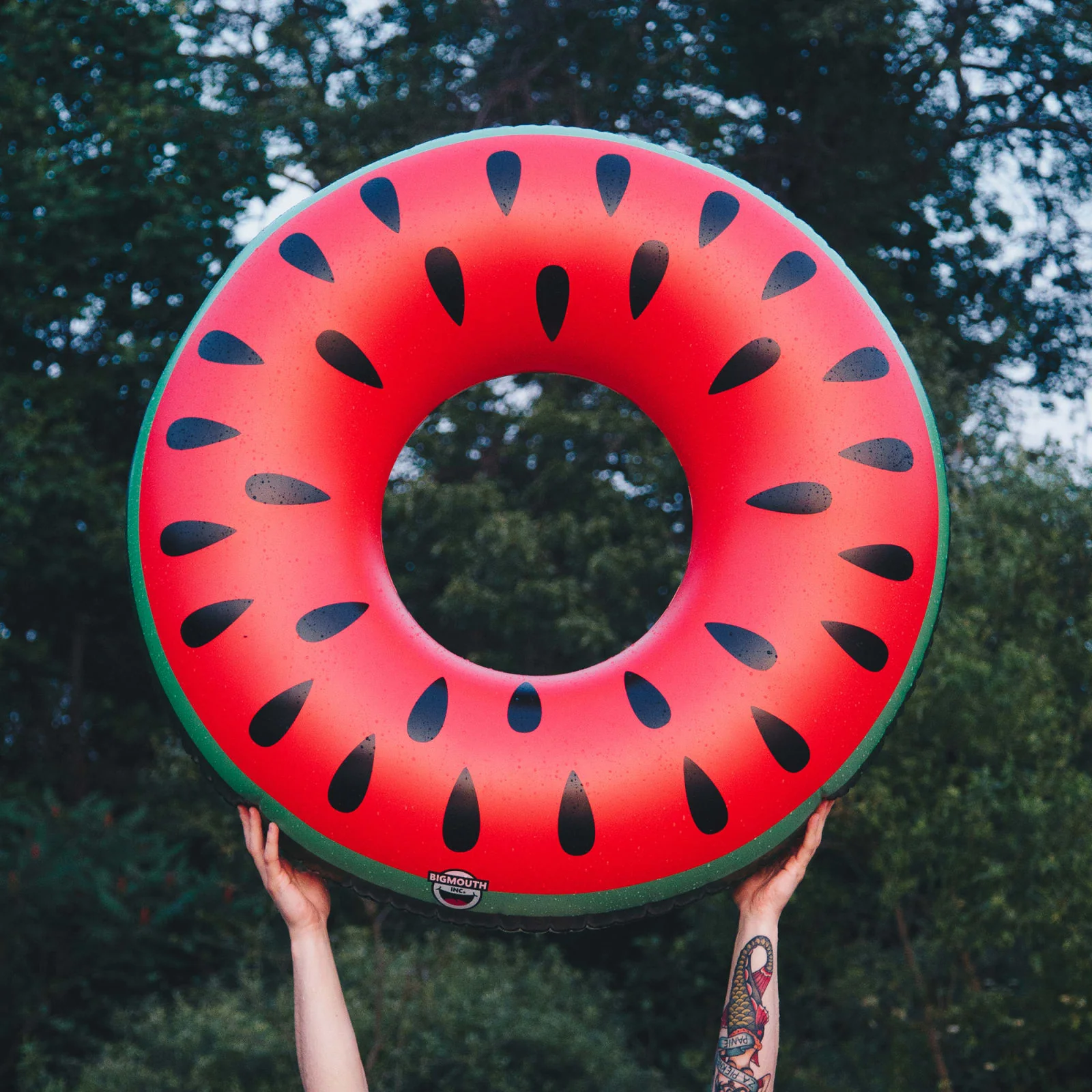 Giant Watermelon Pool Float alternate view