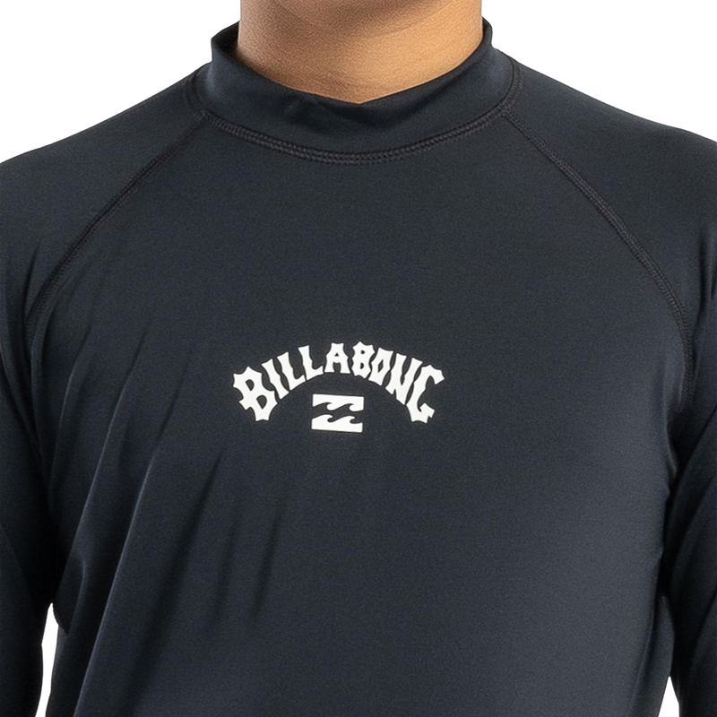 Youth Arch Performance Fit Long Sleeve, Billabong Youth Arch Performance Fit Long Sleeve Front Logo