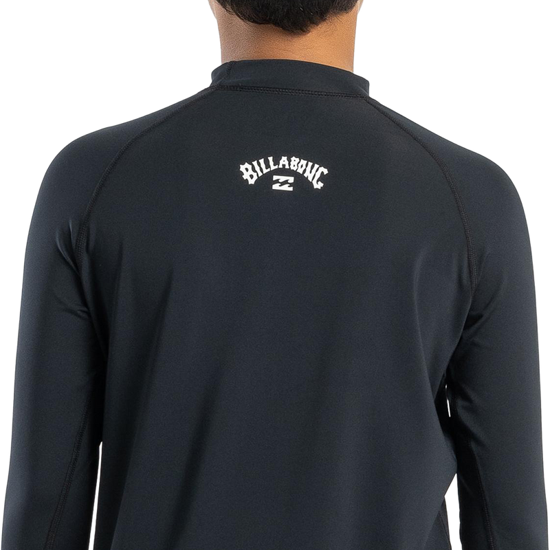 Youth Arch Performance Fit Long Sleeve, Billabong Youth Arch Performance Fit Long Sleeve Back on Model