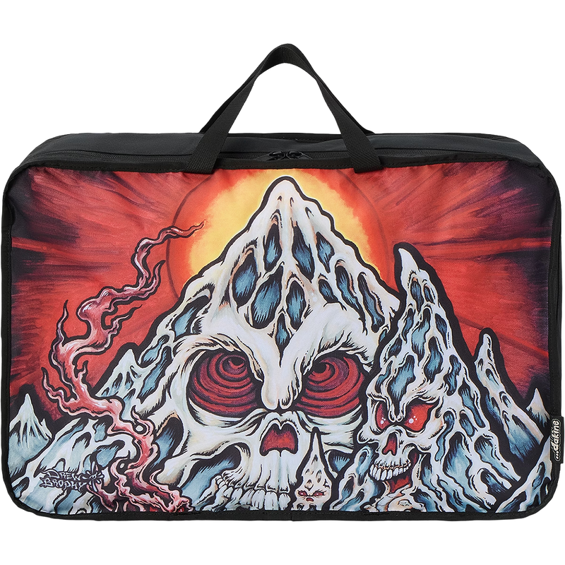 DaKine Low Roller Snowboard Bag X Mayhem in Mayhem Marron boot bag art detail