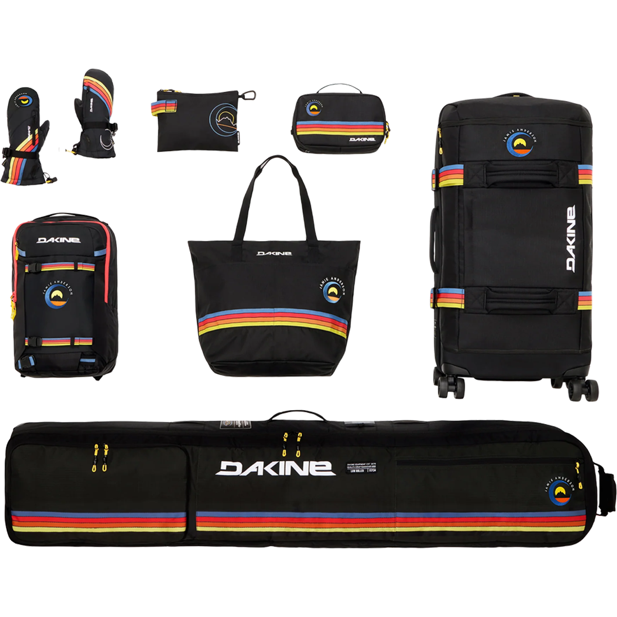 DaKine Team Low Roller Jamie Anderson in Anderson Stripes collection detail