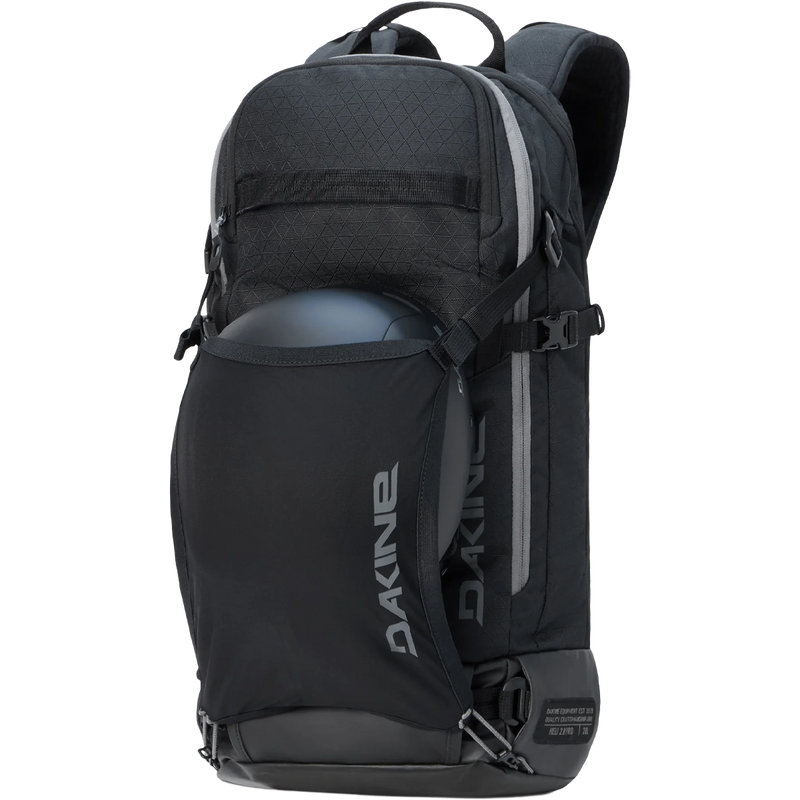 Heli 2.0 Pro Backpack 20L in Black helmet detail
