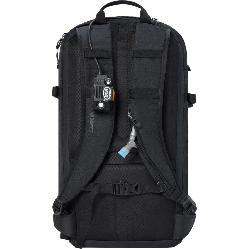 Heli 2.0 Pro Backpack 20L in Black back view with strap details