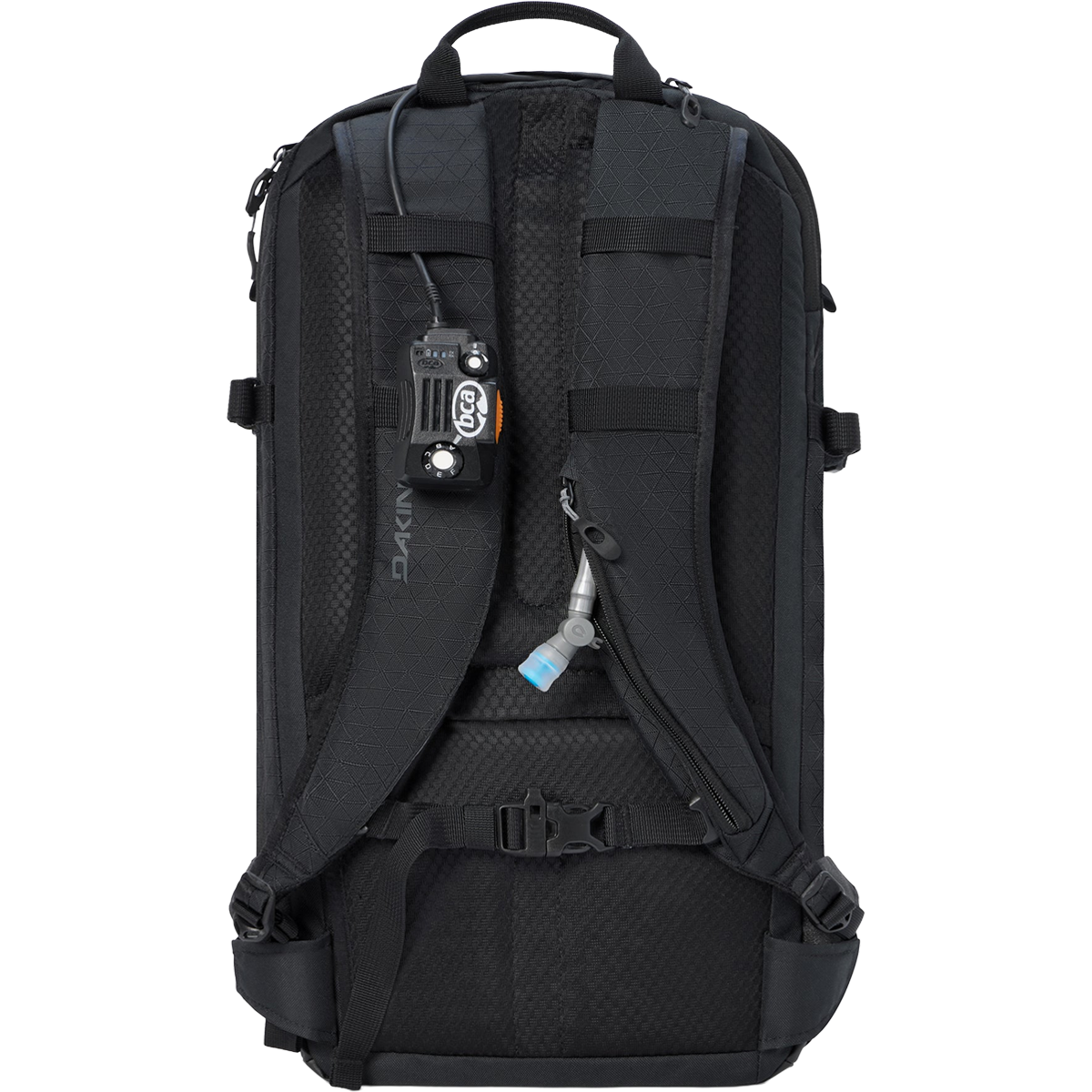 Heli 2.0 Pro Backpack 20L in Black back view with strap details