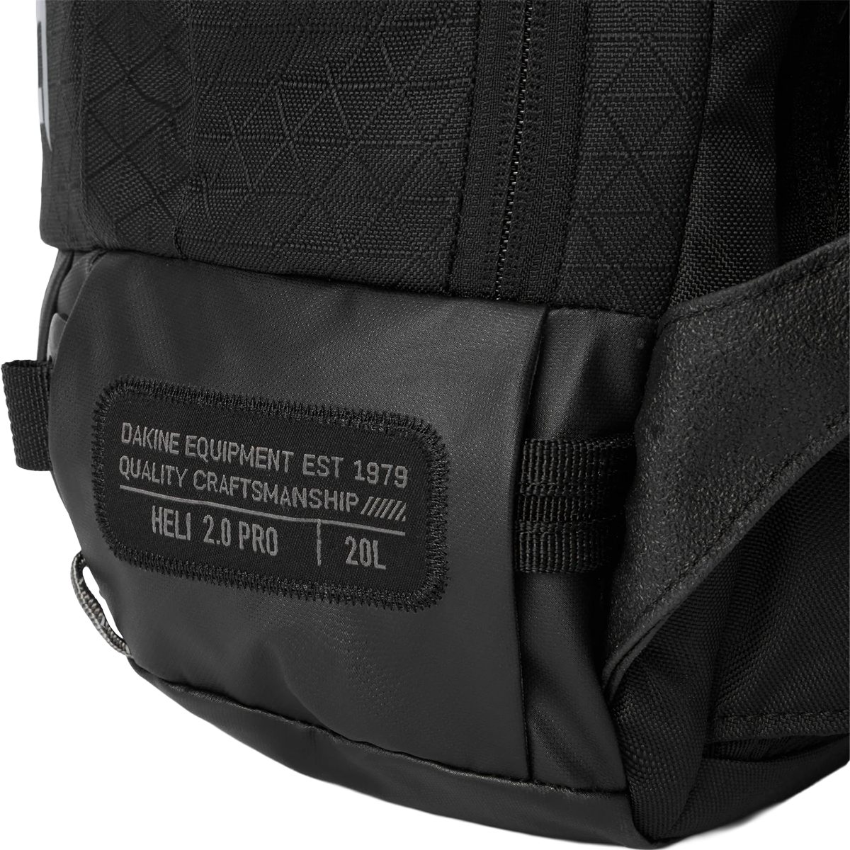 Heli 2.0 Pro Backpack 20L in Black logo detail