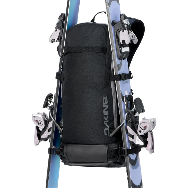 Heli 2.0 Pro Backpack 20L in Black alternate ski attachment detail