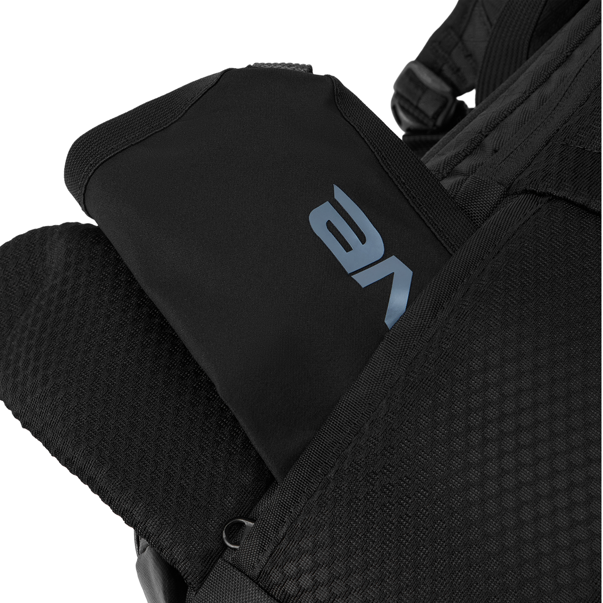 Dakine Heli 2.0 Pro Backpack back helmet strap storage on lumbar panel