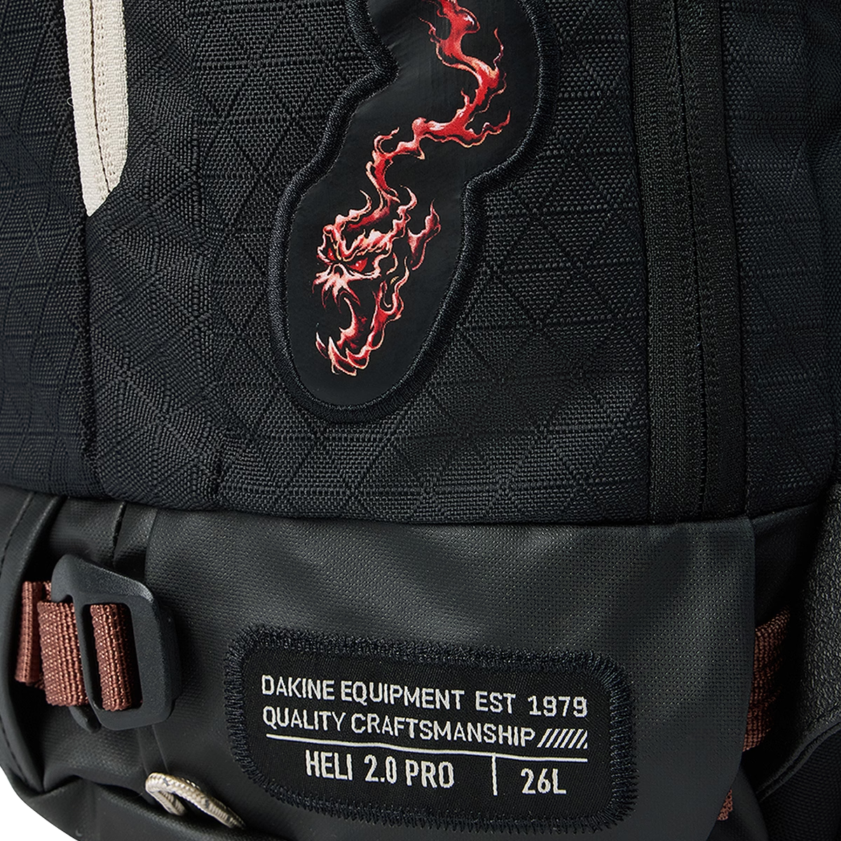 Dakine Heli 2.0 Pro Backpack 26L x Mayhem logo patch