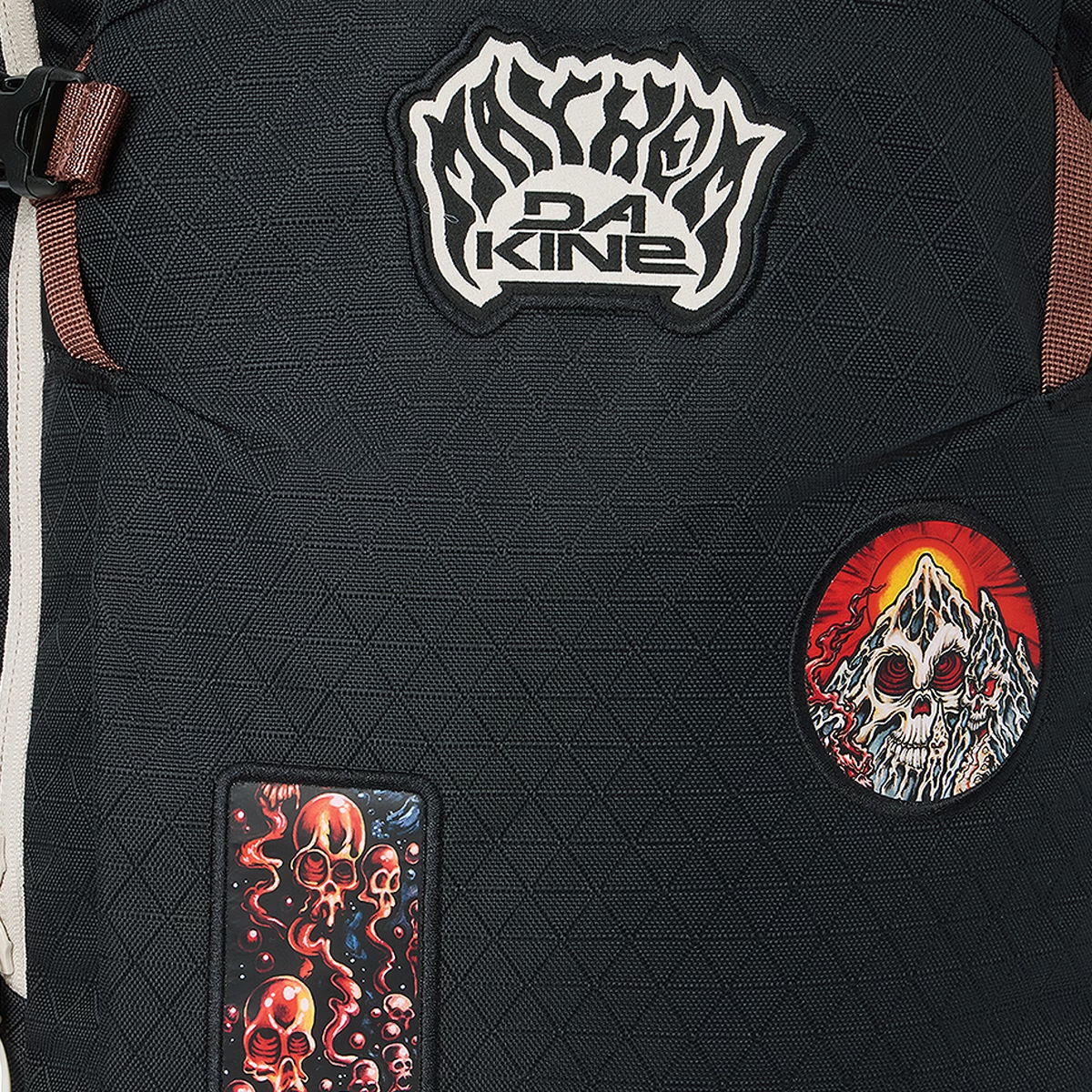 Dakine Heli 2.0 Pro Backpack 26L x Mayhem front mayhem patches