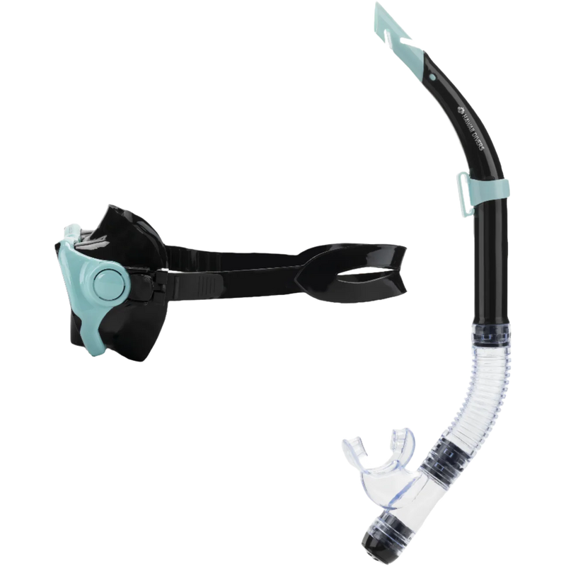 Jr Beluga Combo, Hawaii Divers Jr Beluga Combo in Turquoise/Black left profile