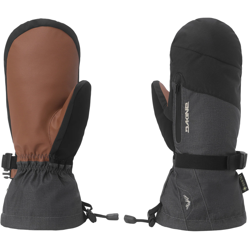 Titan 2.0 Gore Tex Mitts, DaKine Titan 2.0 Gore Tex Mitts in Carbon Heather front and back