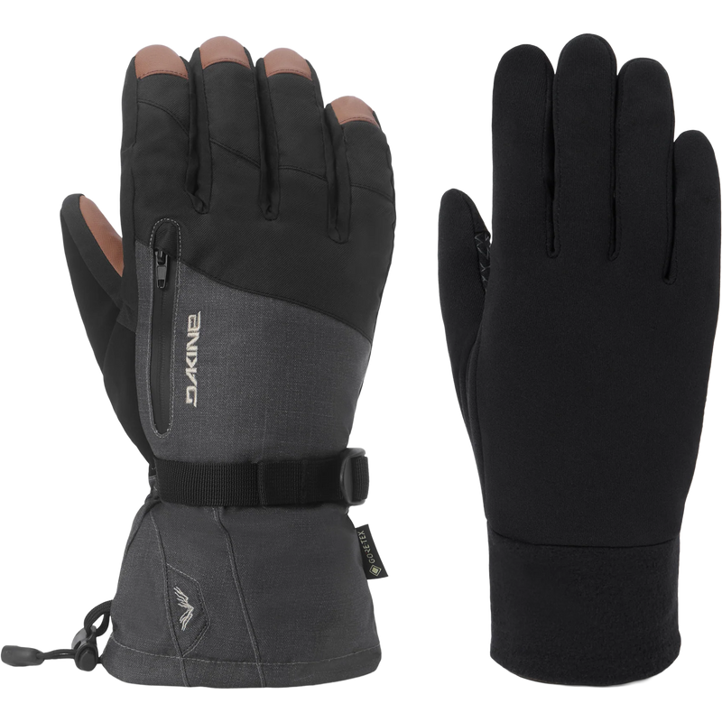 Titan 2.0 GORE-TEX Gloves, DaKine Titan 2.0 Gore Tex Gloves in Carbon Heather glove and liner