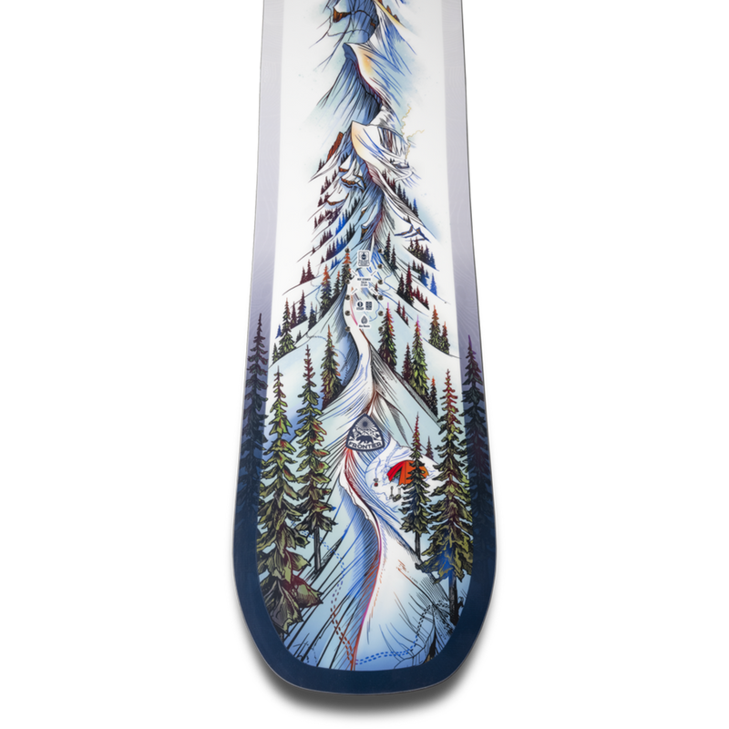 Frontier 2.0, Jones Snowboards Frontier 2.0 tail deck