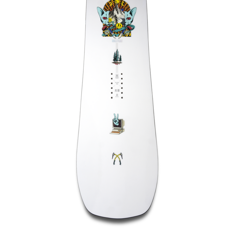Rally Cat, Jones Snowboards Rally Cat tail