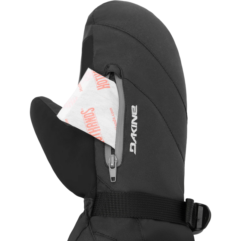 Women's Sequoia 2.0 GORE-TEX Mitts, DaKine Women's Sequoia 2.0 GORE-TEX Mitts in Black zipper pocket