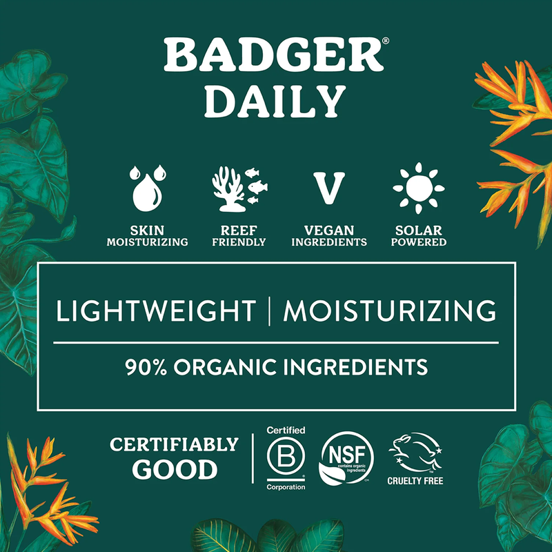 Daily Mineral Sunscreen SPF 30, Daily Mineral Sunscreen SPF 30 certified good signage