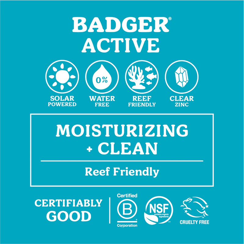Active Mineral Sunscreen SPF 30, Badger Active Mineral Sunscreen SPF 30 with certifiably good verbiage