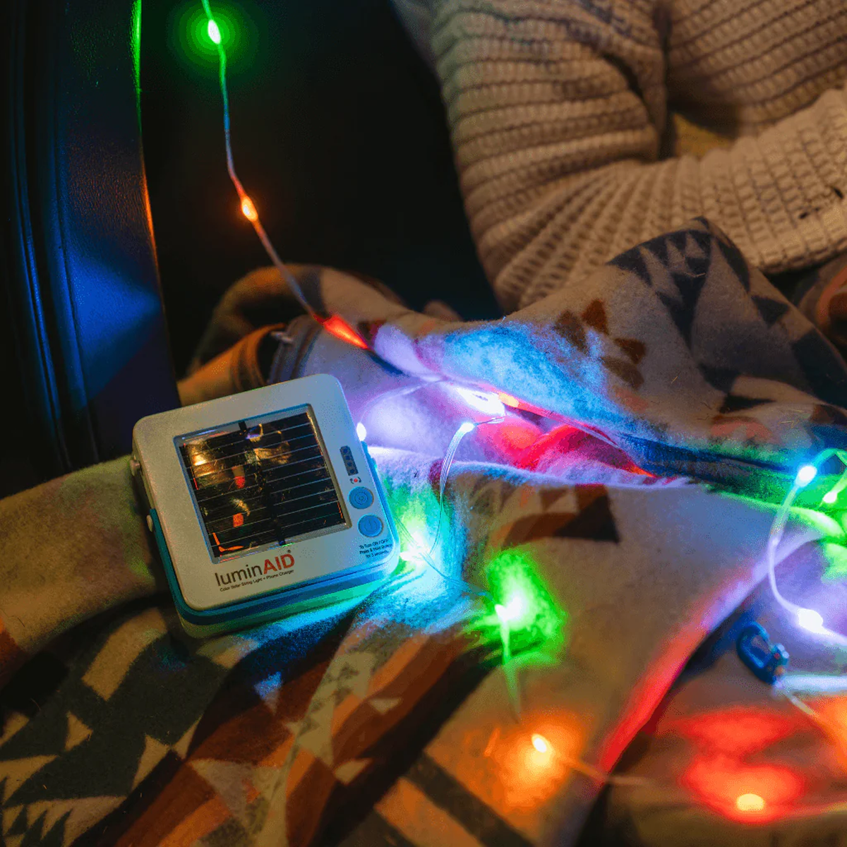LuminAID Multi-Color Solar String Light alternate view