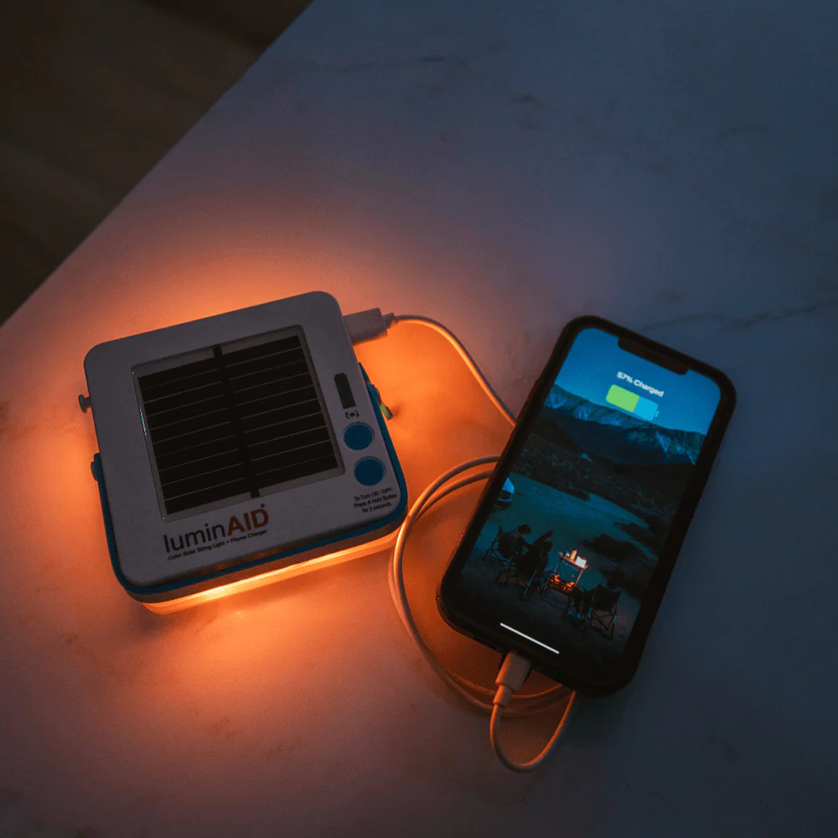 LuminAID Multi-Color Solar String Light alternate view