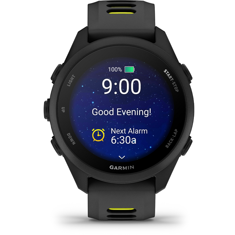 Forerunner 170, Garmin Forerunner 170 evening info
