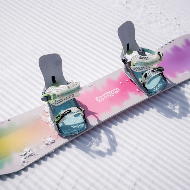 Women's Blaster AW FASE, Bataleon Women's Blaster AW FASE pair mounted on snowboard
