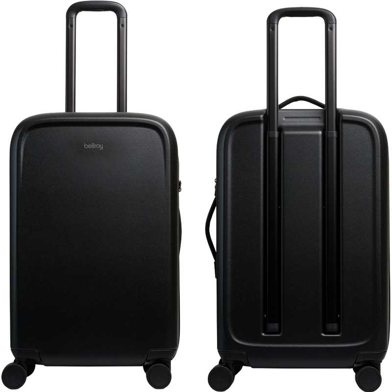 Transit Check-In, Bellroy Transit Check-In in Black side by side front and back view