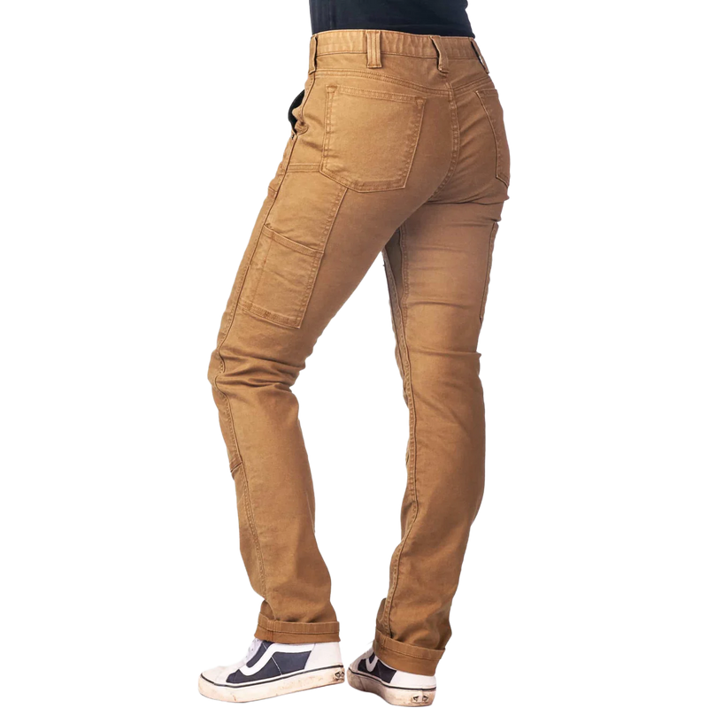Women's Maven X, Dovetail Women's Maven X in 220-Saddle Brown Canvas back left