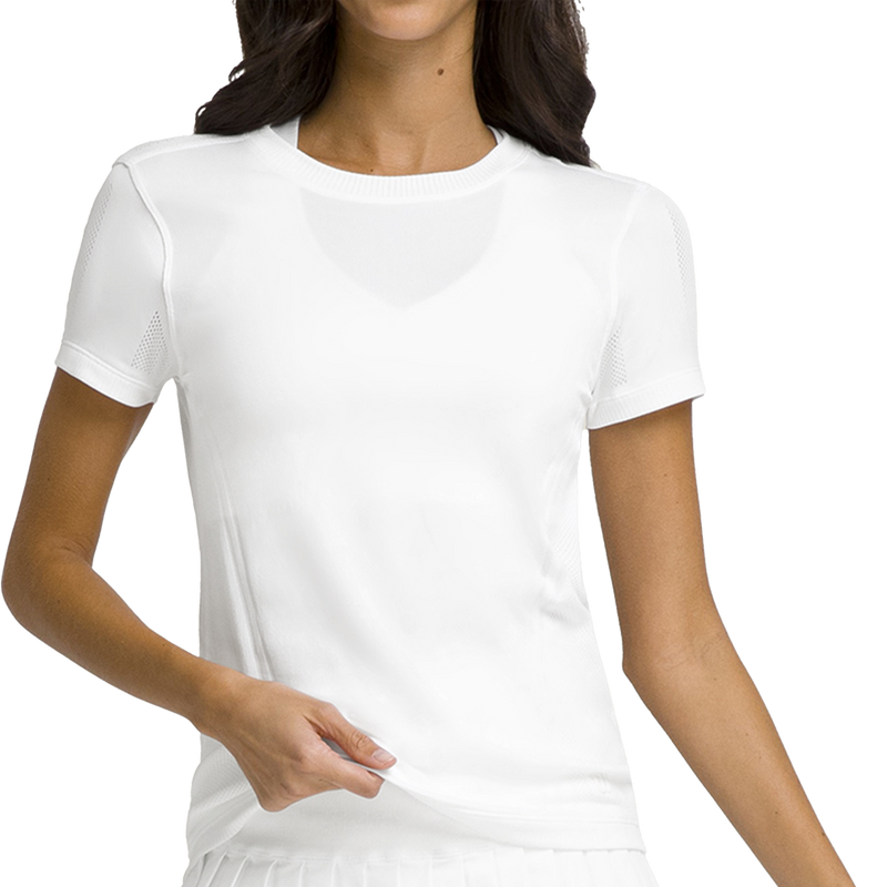 Wilson Women's Pro Seamless Tee in Bright White