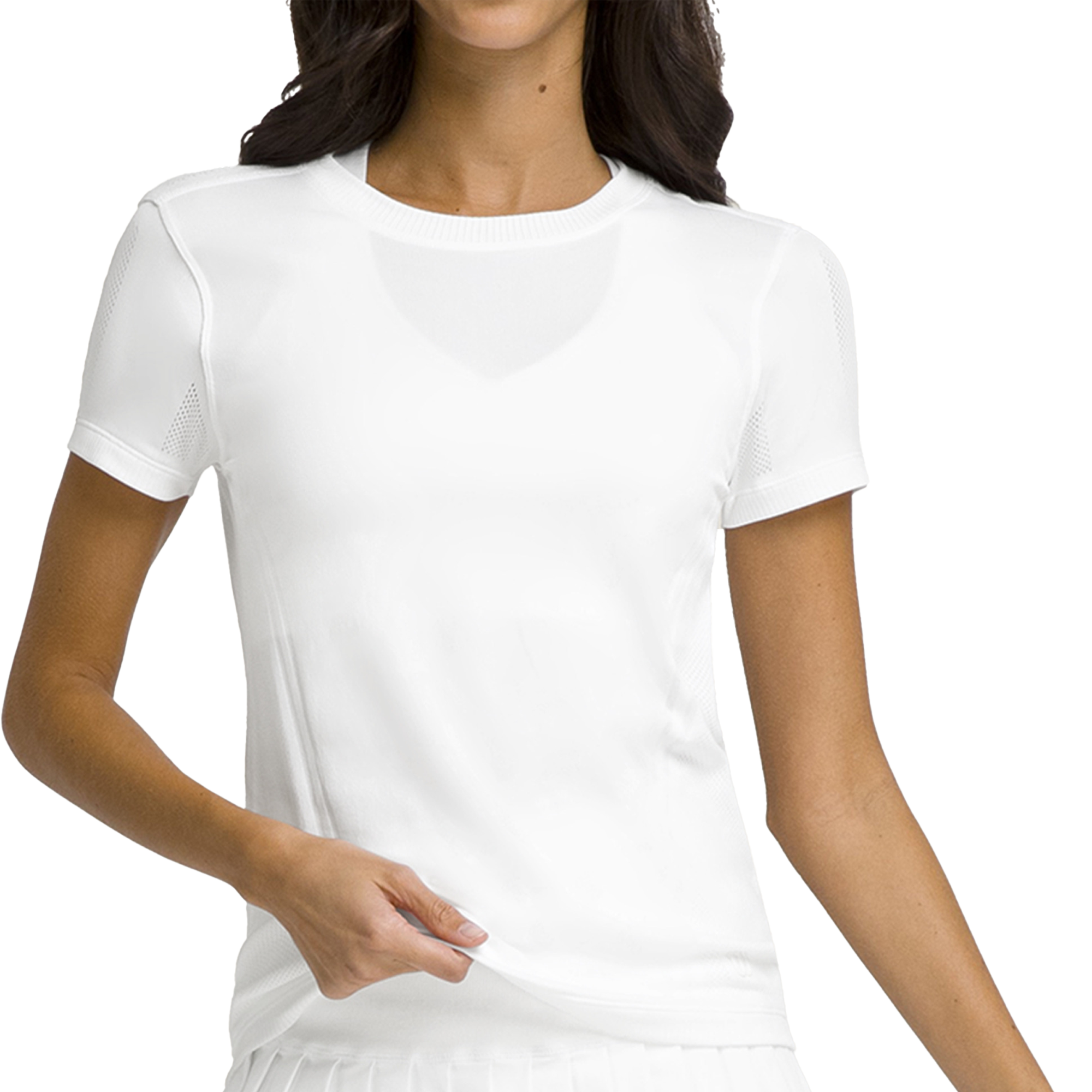 Wilson Women's Pro Seamless Tee in Bright White