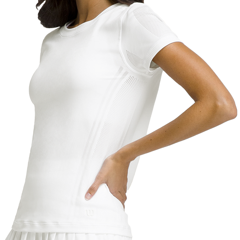 Wilson Women's Pro Seamless Tee 3/4 Front