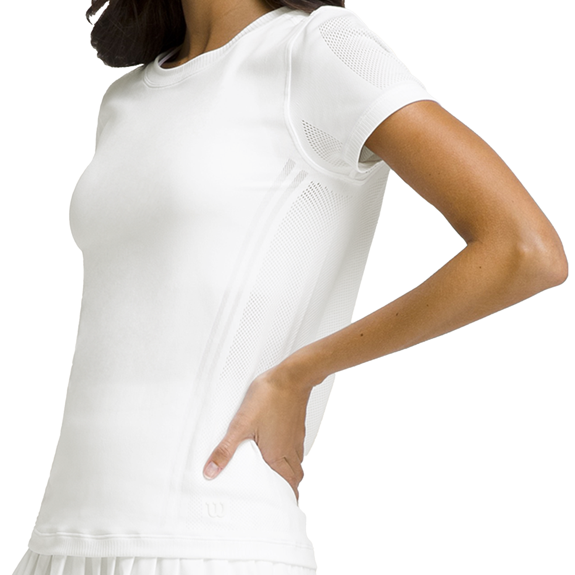 Wilson Women's Pro Seamless Tee 3/4 Front