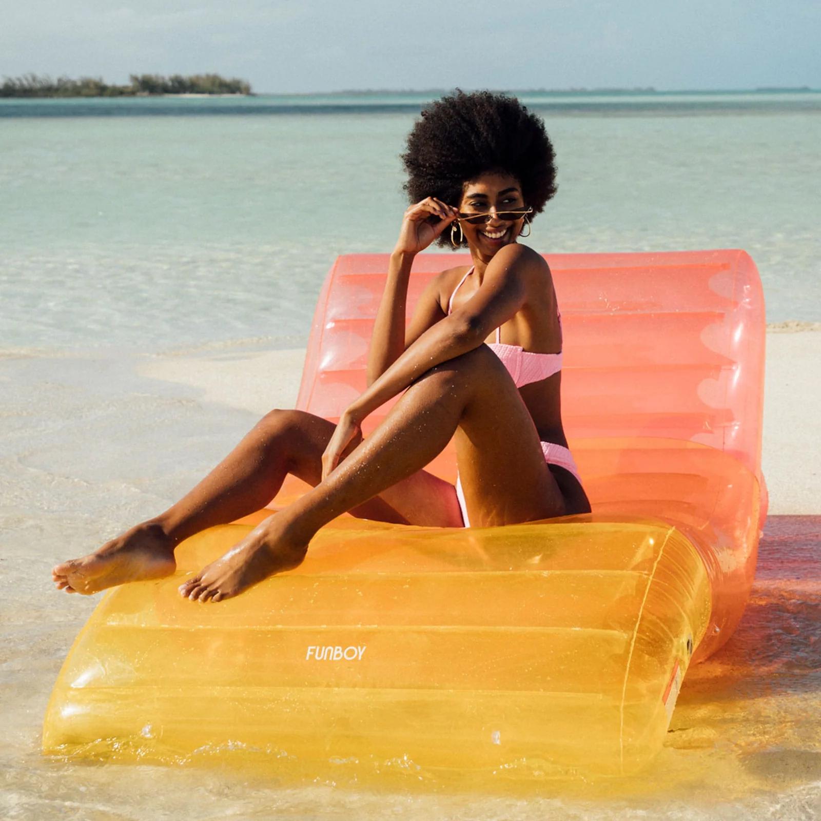Chaise Lounger Pool Float alternate view