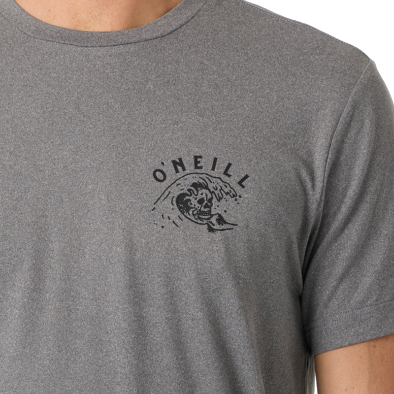 Men's Wave Brain UPF Short Sleeve Tee, O'Neill Men's Wave Brain UPF Short Sleeve Tee Front Logo