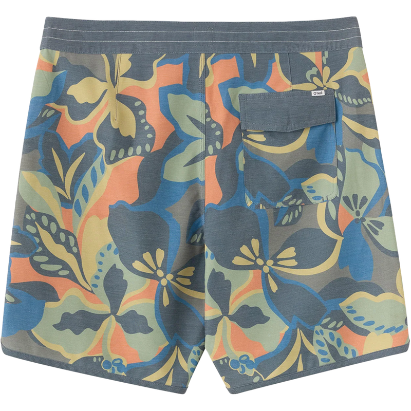 Men's OG Print Scallop 18" Boardshort, O'Neill Men's OG Print Scallop 18" Boardshort Back