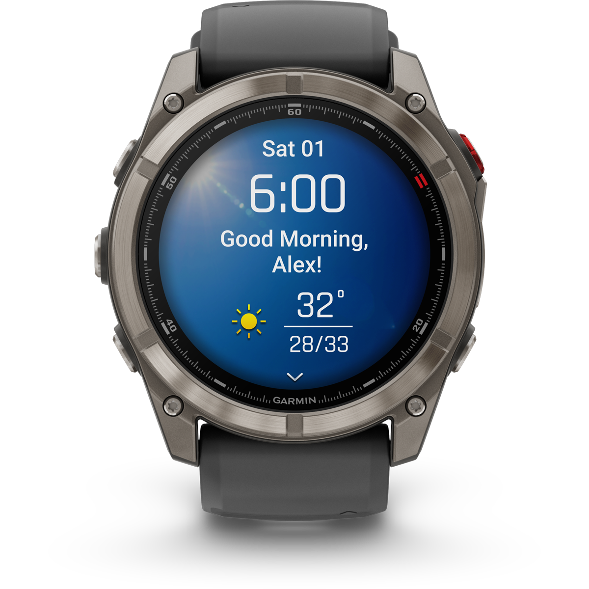 Fenix 8 Pro Sapphire 51mm Titanium w/ Graphite alternate view