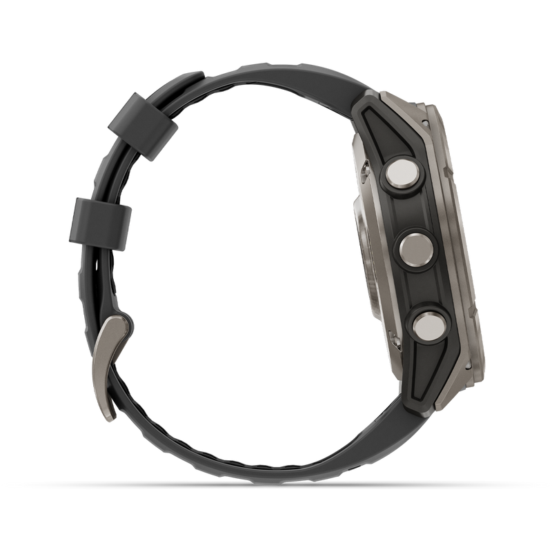 Fenix 8 Pro Sapphire 51mm Titanium w/ Graphite, Garmin Fenix 8 Pro Sapphire 51mm Titanium Graph side 2