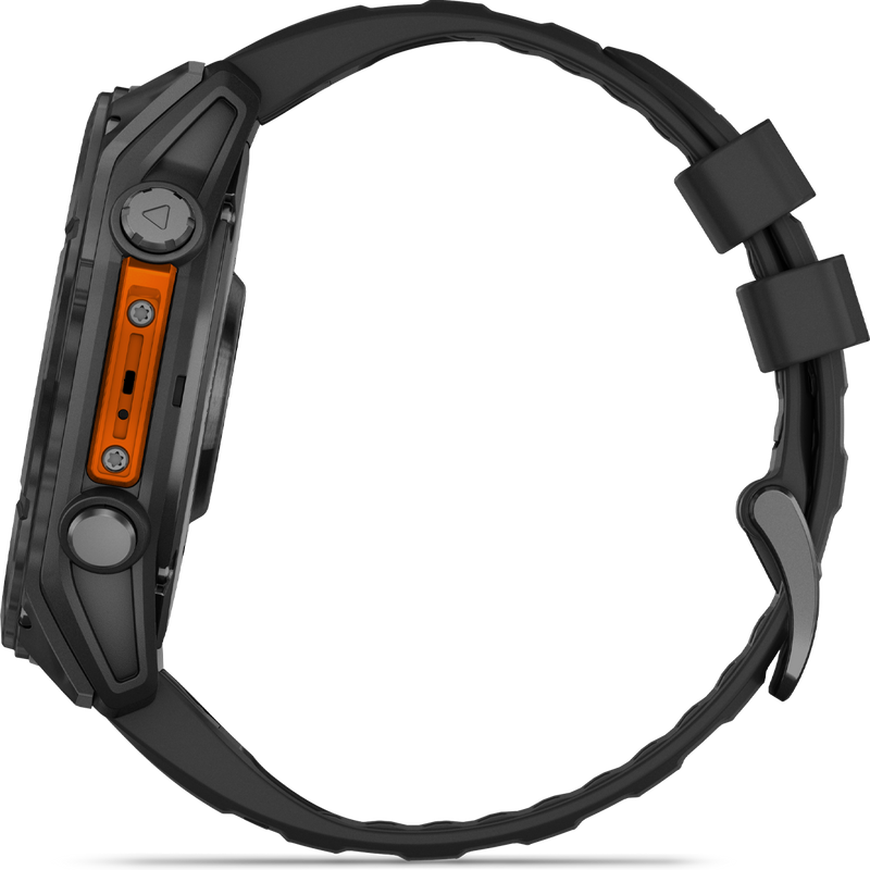 Fenix 8 51mm Slate Gray w/ Black, Garmin Fenix 8 51mm Slate Gray Black side