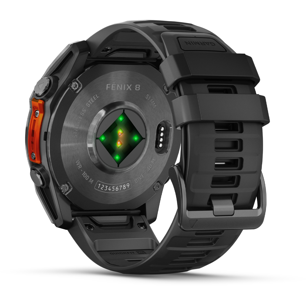 Fenix 8 51mm Slate Gray w/ Black alternate view