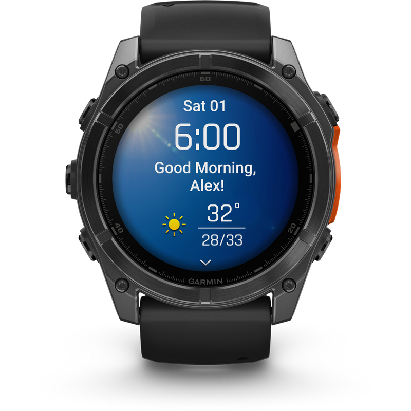 Fenix 8 51mm Slate Gray w/ Black, Garmin Fenix 8 51mm Slate Gray Black details