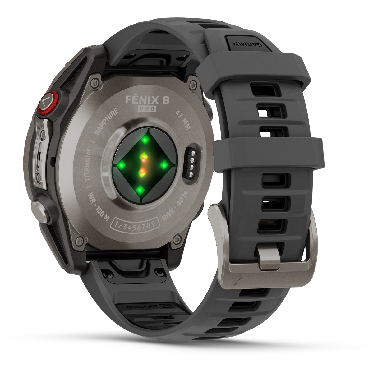 Fenix 8 Pro Sapphire 47mm Titanium w/ Graphite alternate view