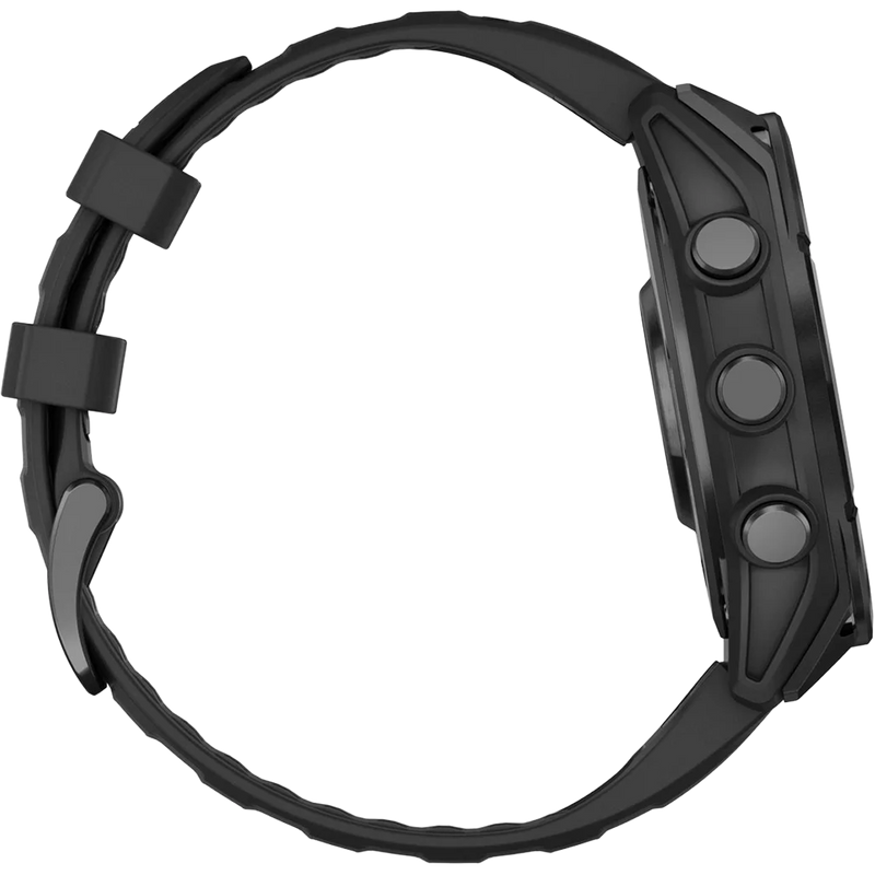 Fenix 8 47mm - Slate Gray Black, Garmin Fenix 8 47mm Slate Gray Black lateral view