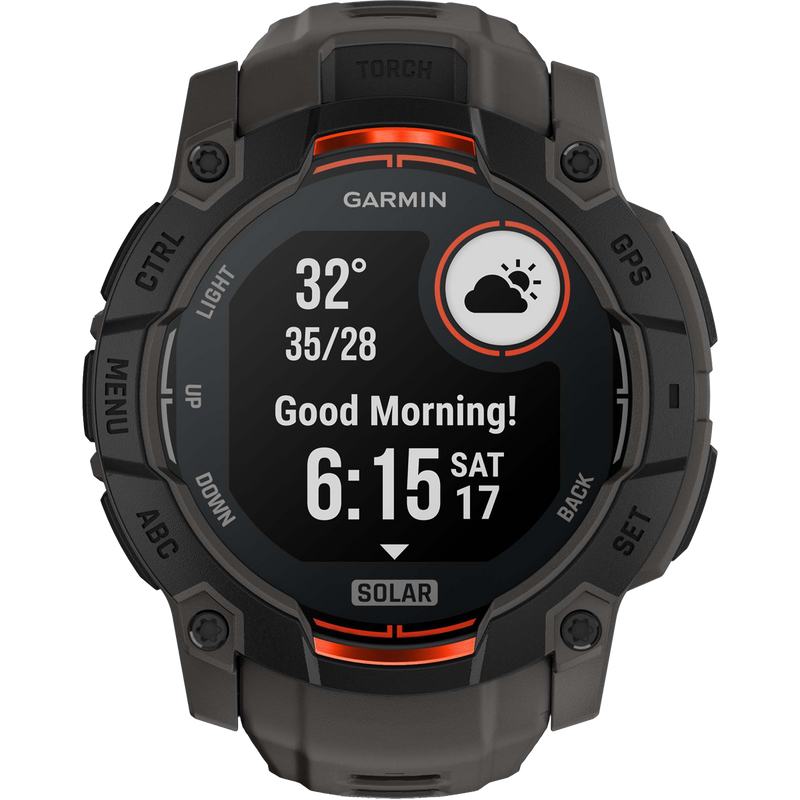 Instinct 3 Solar 50mm Black, Garmin Instinct 3 Solar 50mm Black details