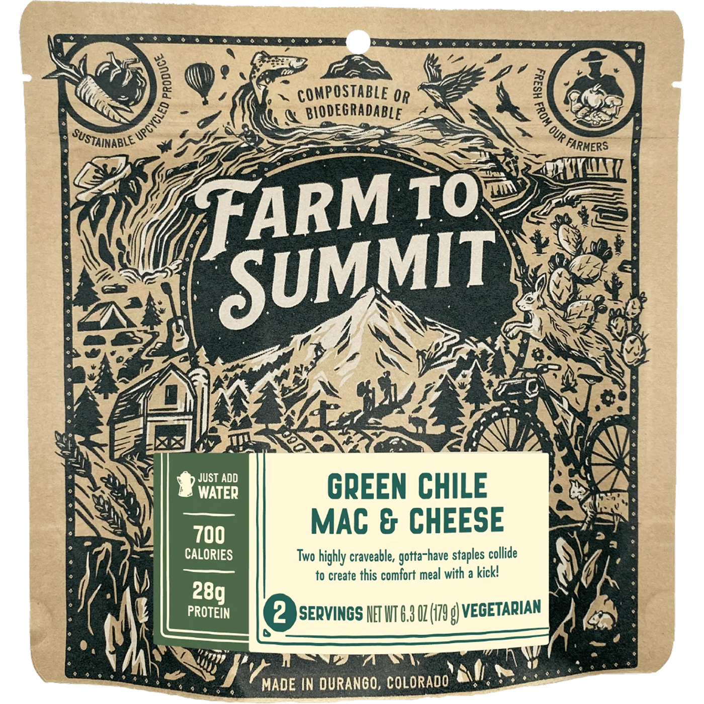 Green Chile Mac & Cheese (2 Servings) alternate view
